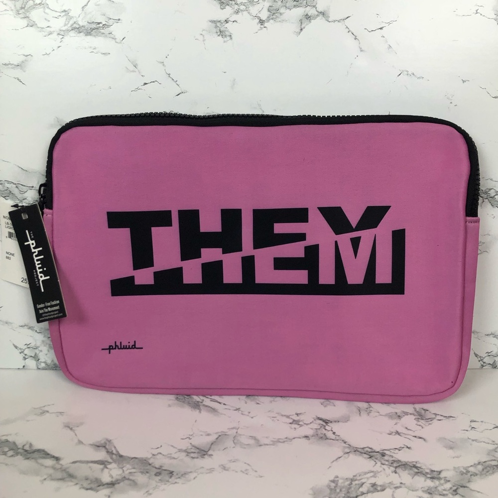 NWT The Phluid Project They/Them Laptop Bag
